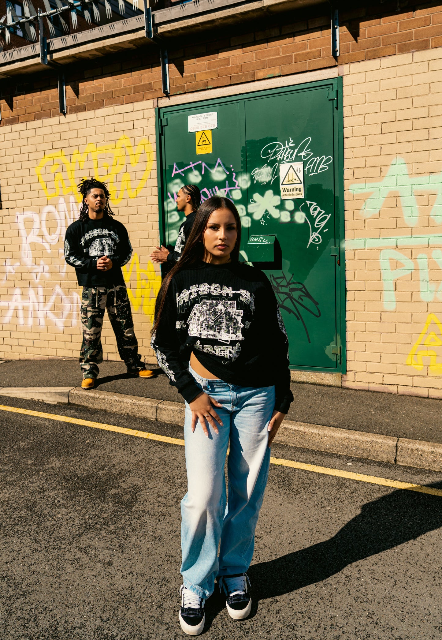 Black Maison De Verité Waffle Long Sleeve
