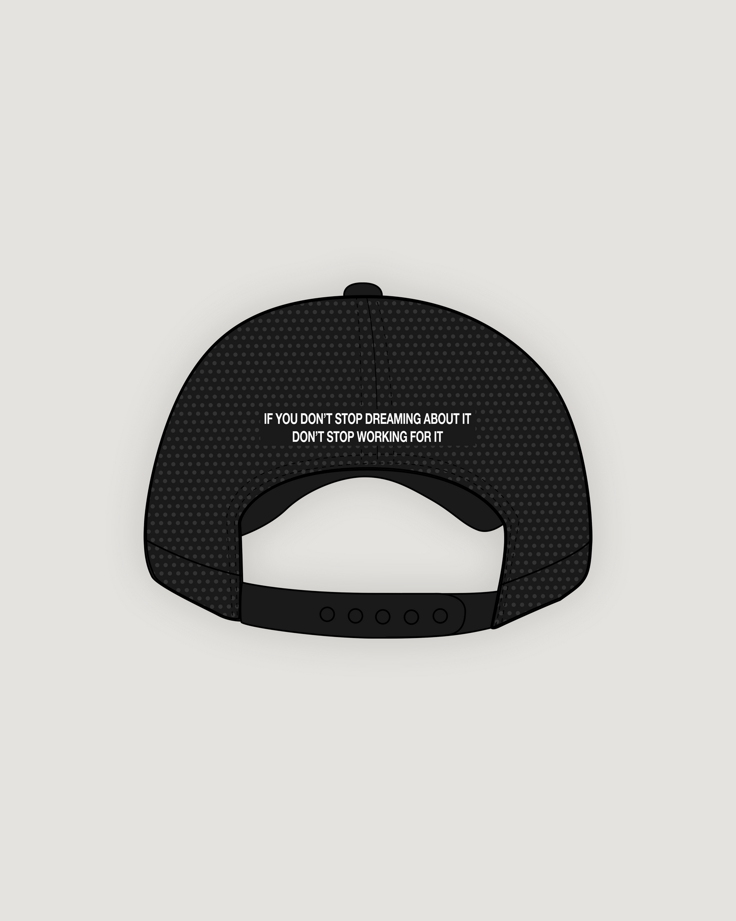 Black Honest Motion Trucker Hat