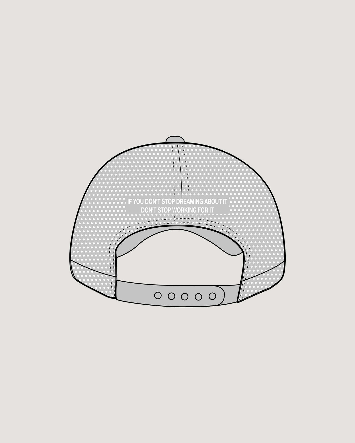 White Honest Motion Trucker Hat