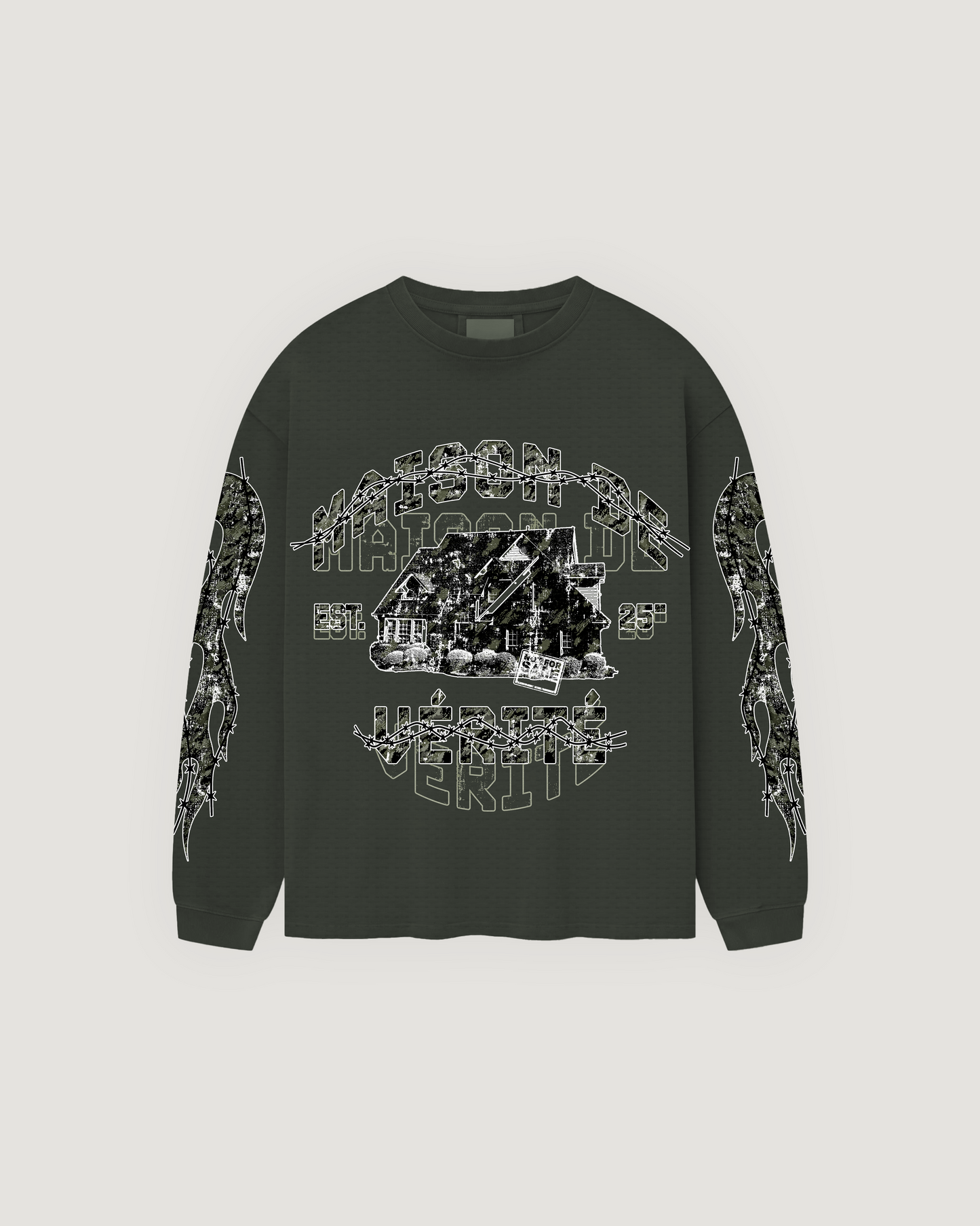 Green Maison De Verité Waffle Long Sleeve